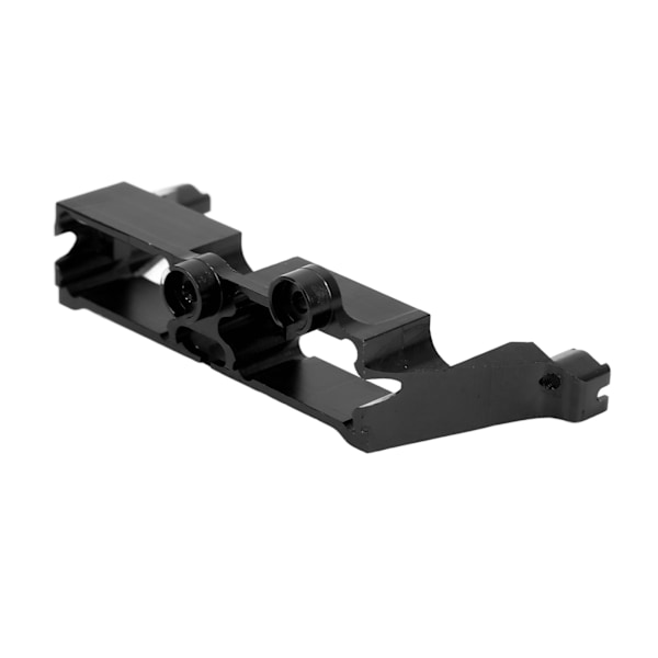 Differentialspärr Servo Fäste Aluminiumlegering RC Styrservo Fäste och Skruvar för 1/10 RC Bil Svart
