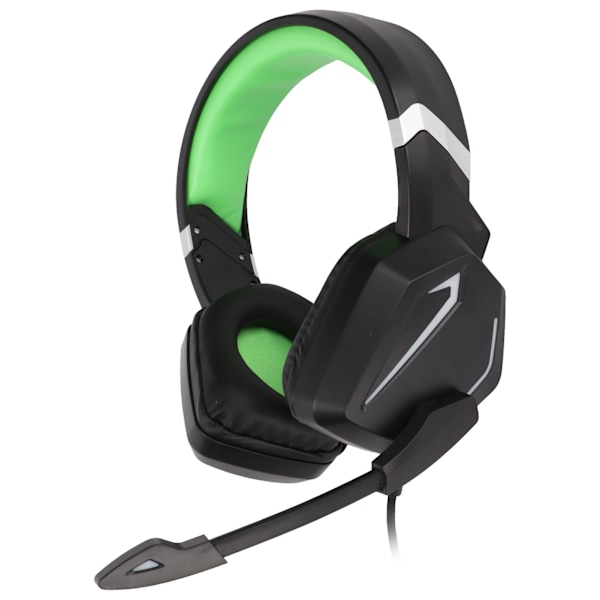 3,5 mm Spelheadset Stereo Över-öronhörlurar med Volymkontroll för Switch för PS4 för Xbox