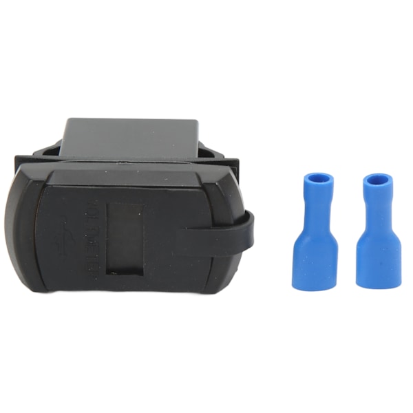 PD Type QC 3.0 USB Autolaturi Volttimittarilla Sininen Taustavalo 12‑24V Sisääntulo 5V 3.1A Ulostulo Autoihin Moottoripyöriin Matkailuautoihin