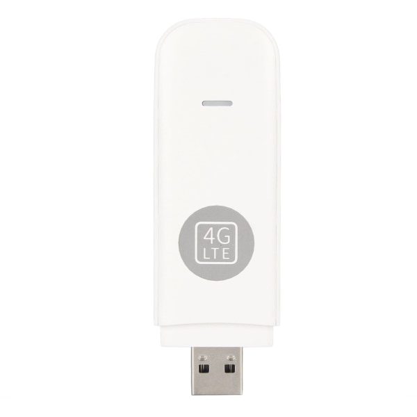 4G LTE USB WiFi-modem med SIM-kortplats Höghastighetsupplåst Bärbar 4G-router Travel Hotspot Worldwide Universal White