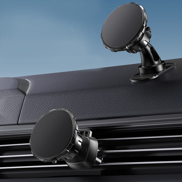 N50 magnetisk telefonholder 360° rotasjonspasta installasjon Dash Air Vent Mobiltelefonfeste for bil