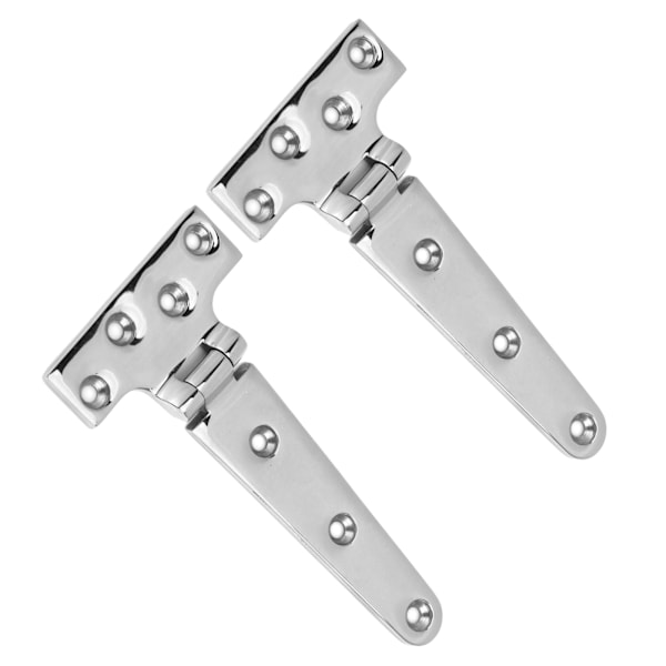 2 stk T-form dørhængsel 316 rustfrit stål Heavy Duty Universal Marine Boat Hardware 6x3in