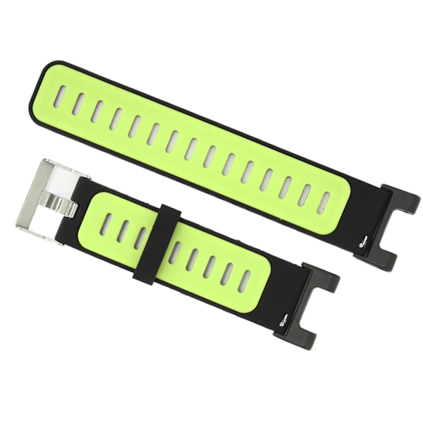 Silikon Blødt Armbåndsrem Sport Urrem til Amazfit TRex til TRex Pro Ur (Sort Grøn)