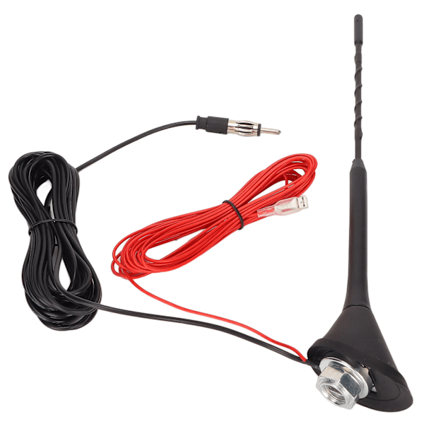 Universal FM AM Bilradioantenn Hög Förstärkning 87.5‑108MHz Radioantenn för Bil