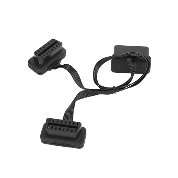 16-pin OBD2 Fladt Forlængerkabel 1 til 2 Hun Splitter Universal Auto Bil Diagnostisk Værktøj