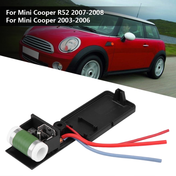 17117541092R Auton moottorin jäähdytys jäähdyttimen tuulettimen moottorin vastus Mini Cooper R50 R52 R53 03-08
