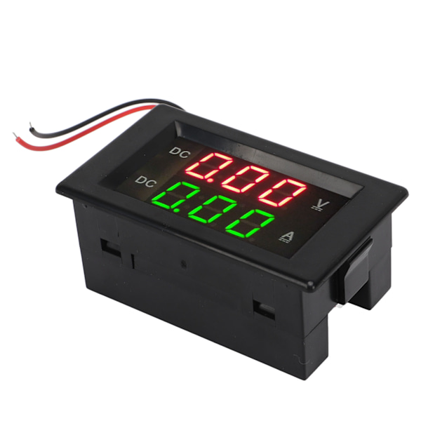 YB4835VA DC 0 til 300V 50A Dobbelt Display Strøm Voltmeter Vanntett Interferensresistent LED Spennings Amperemeter