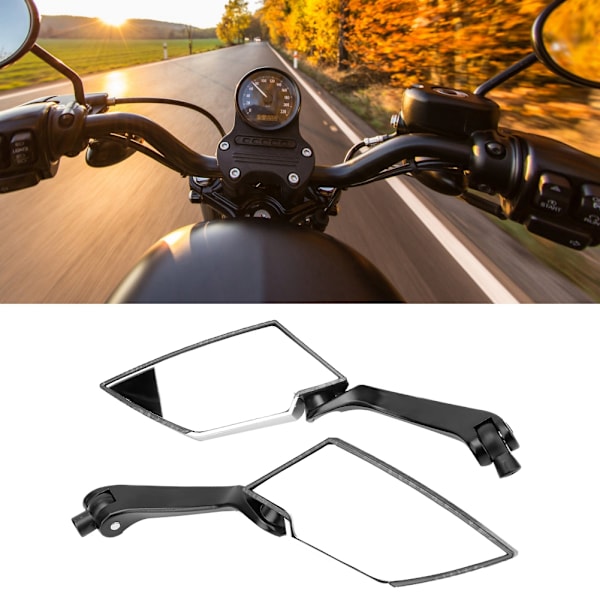 Motorcykel Kolfiber Backspeglar - 2st