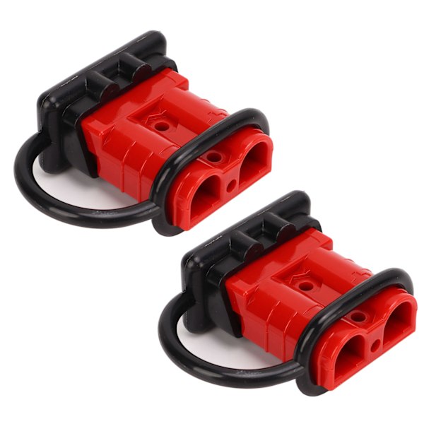 2 Set Batteri Snabbkontakt Koppla Från Plugg 50A 600V Kabelhärva Plugg Kit för Elfordon