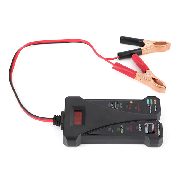 12V Digital Batteritestare Laddningssystem Analysator Spänning Generator Utgångstest med LCD-display