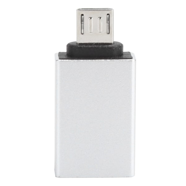 USB til for Android Adapter Micro OTG Convert Connector Dataoverføring LadeenhetSølv