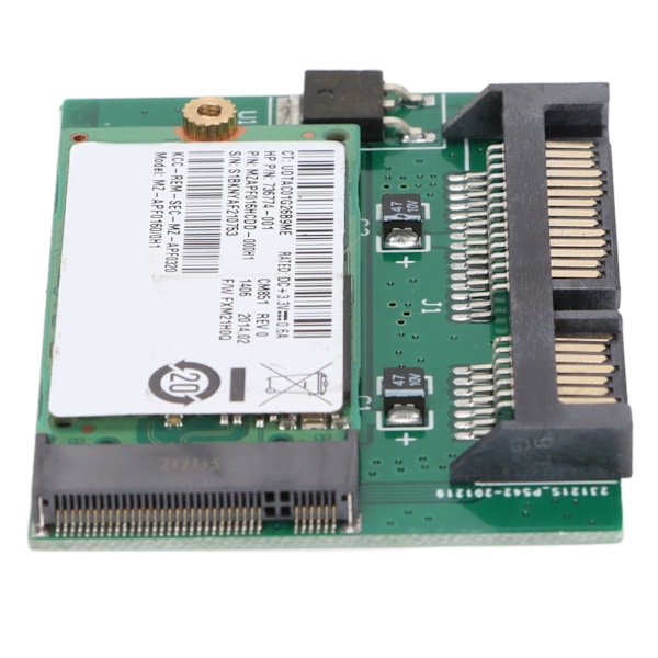Hårddisk M.2 till SATA 16GB Adapterkort Hög Kapacitet Stabil Prestanda Datortillbehör
