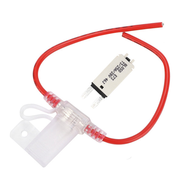 Sikringsholder med T3 Manuel Reset Sikringstråd 25Amp 12AWG 32V Vandtæt Klar Skal til Lastbiler RV Yacht
