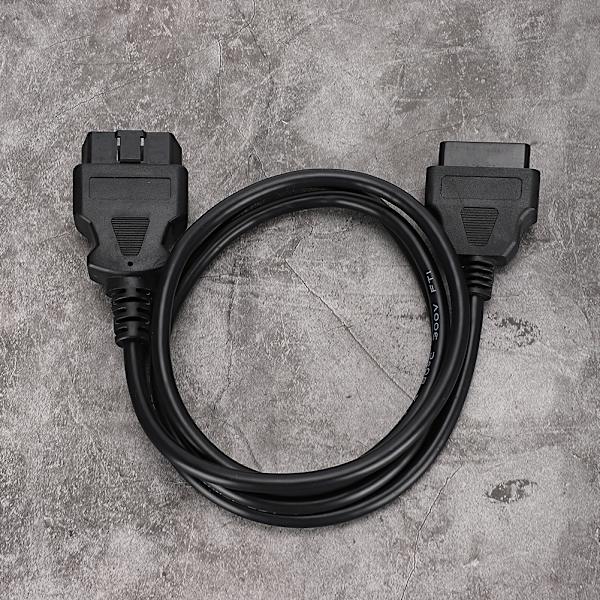 OBD2 16-stift hane till hona förlängningskabel för diagnostisk adapter