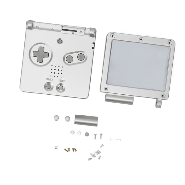 Game Console Shell til GBA SP Udskiftning af fulddele, hus Shell Case med knapper til Gameboy Advance SP Silver