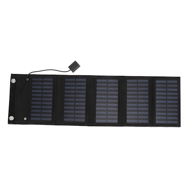 Bärbar solpanelladdare 5,5V 25W - Perfekt för bärbara datorer, bilbatterier, vagnar, bussar och fartyg