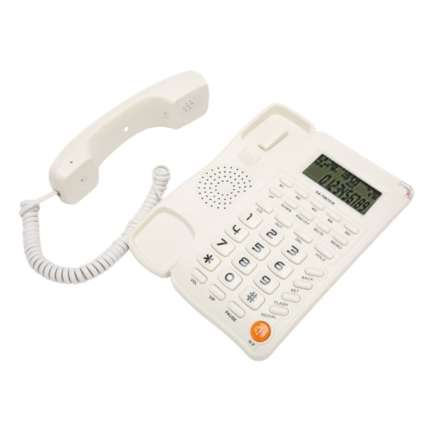 Langallinen puhelin langallinen puhelin Big Button lankapuhelin kotitalouksien toimistohotelli Vanhusten Valkoinen
