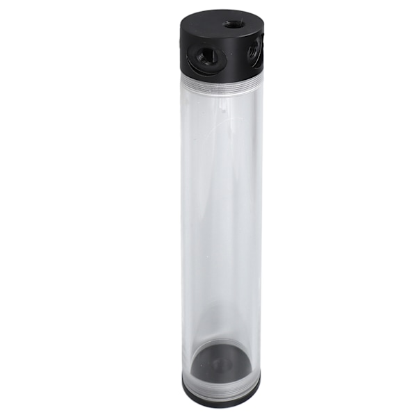 Vandkølingsbeholder 300 mm/11,8 tommer Længde G1/4 tommer gevind Lav støj Cylindrisk Akryl Plastmateriale Køletank