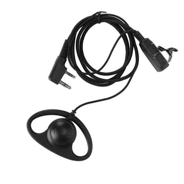 Walkie Talkie Øretelefon Støjreducerende Multifunktionel 2-vejs Radio Headset til Baofeng Walkie Talkie