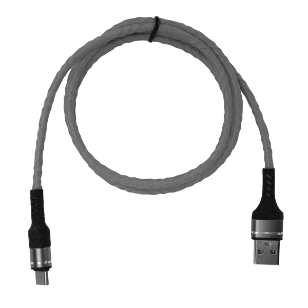 3A 1 m präglad denimvävd snabbladdning USB -kabel Dataöverföringstråd för mobiltelefon/ TabletType-C