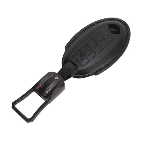 5 Knappar Smart Fjärrkontroll Bilnyckel Fodral Läder Nyckelfodral Ersättning för INFINITI JX35 Q50 Q60 QX56 QX60 QX80