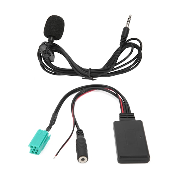 Mikrofonadapter Auxiliary Audio Wire Plug and Play-erstatning for Clio/Espace/Kangoo/Megane