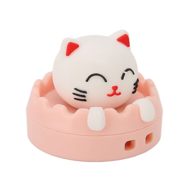U DISK USB2.0 Gränssnitt Hot Swap Katt Tecknad Stil Portabel Vibrationsresistent Flash Drive för Säkerhetskopiering av Filer (Katt Cirkelspänne 64GB)