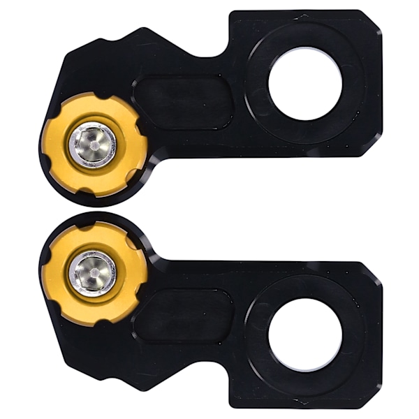 2 stk. Motorsykkelakselblokk Slider Aluminiumlegering Erstatning for CB650R/F CBR650R 2019‑2020 Gul