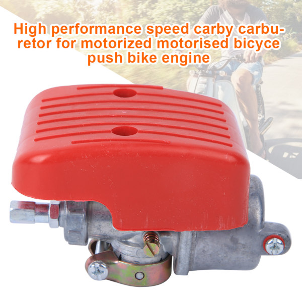 Motorisert sykkel Sykkel Carb Carbohydrate forgasser for 49cc 60cc 66cc 80cc motor