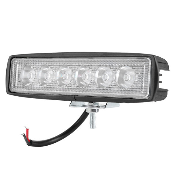 6LED 18W Super Lys Stærk Bil Kørearbejde Spot Lampe Flood Beam Lys til SUV Motorcykel Båd