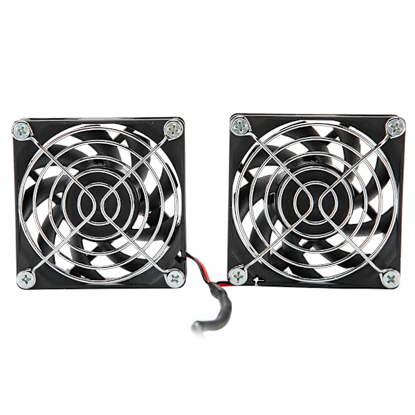 Dobbel kjøleventilator for ASUS RT-AC68U AC86U EX6200 Tengda AC15 - 5V USB-strøm, effektiv varmeavledning