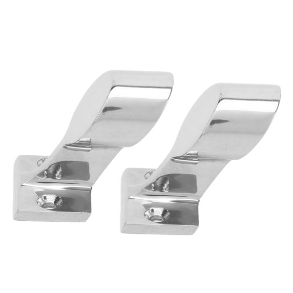 2 KPL Kaideputken Kiinnike 316 Ruostumaton Teräs Peilikiillotus Ruosteenkestävä Veneeseen Jahtiin Merenkulkuun 22mm/7/8in