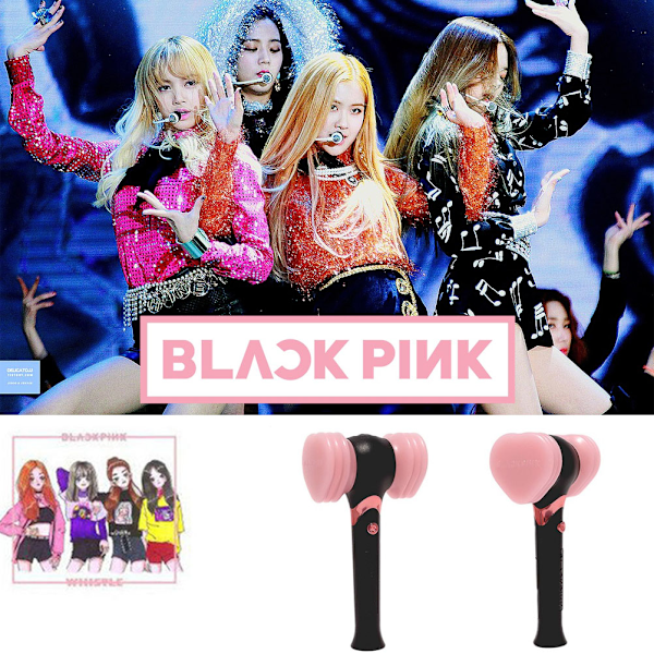 KPOP BLACKPINK Lysstav Nøkkelring Ring Konsert Lampe Lysstav Nøkkelring Fans Gave Konsertstav Nøkkelring Ring