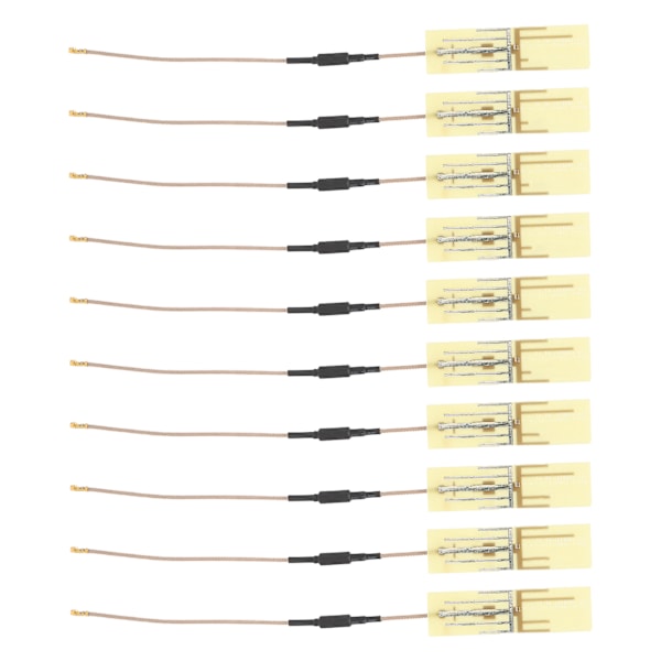 10 stk Mini PCI PCI-E WiFi Bluetooth Indbygget signaloverførsel IPX-antenne (2,4G, 11cm)