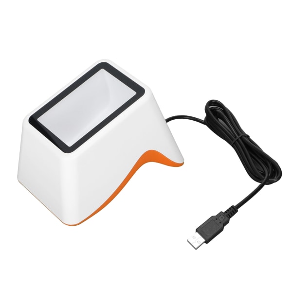 Skrivebordsstrekkodeskanner Hurtigsvar Stort vindu Stabil Effektiv energisparende QR-kodeskanner for butikkmarked