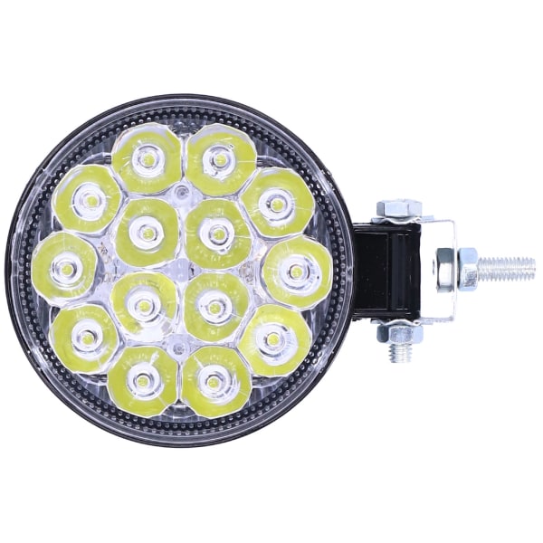 42W 14LED Arbejdslys 6000K 3000LM Runde Spotlights IP67 Vandtæt Universal til Bil Motorcykel