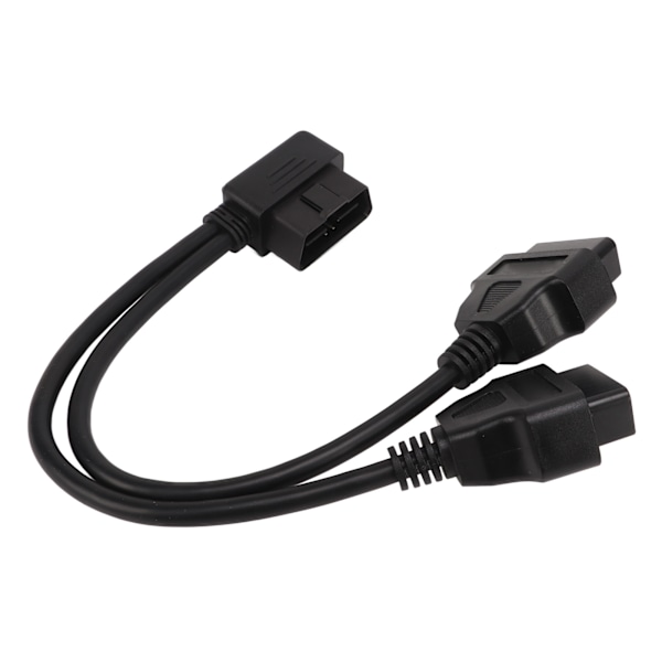 OBD2 Splitter 1 til 2 Y-splitter Forlengelseskabel 16-pin Bildiagnostisk Forlengerkabel Adapter Passer for 12V 24V Obdii-port