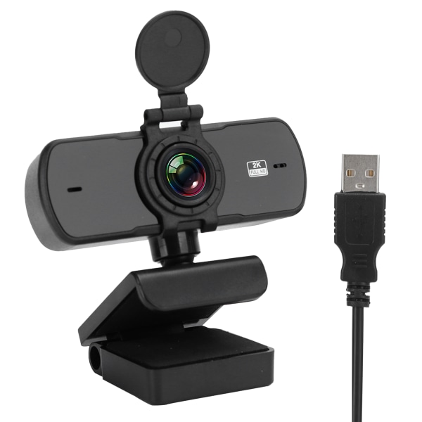 Webkamera med mikrofon Live Broadcast USB Computerkamera High Definition-tilbehør 2K 1440PPC-05