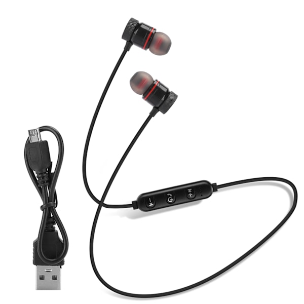 Bluetooth-urheilukuulokkeet - langattomat in-ear-kuulokkeet melunvaimennuksella (musta)