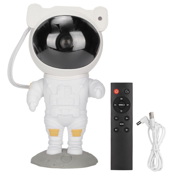 Astronaut Star Projector Light 8 Projection Effects 360 Degree Free Adjustment Star Projection Lamp with Remote Control