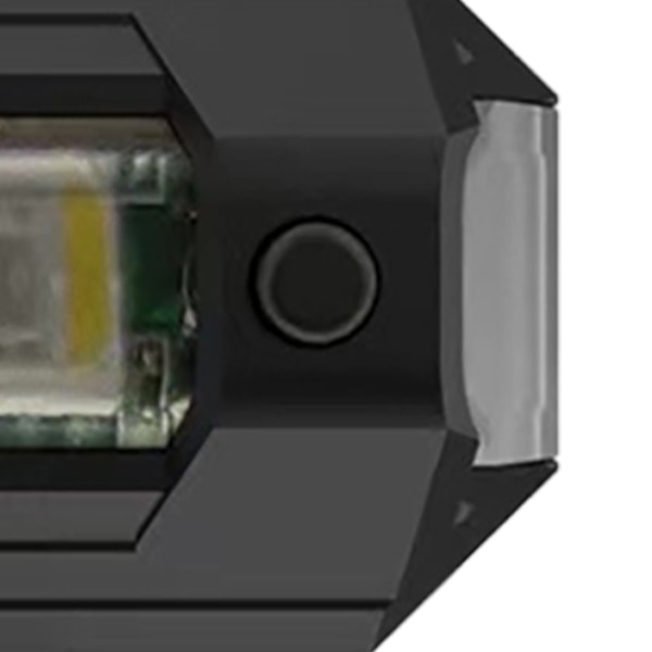 2 st USB-laddningsbara LED-blinkande motorcykelvarningsljus, universella, lätta, hög synlighet för motorcykel