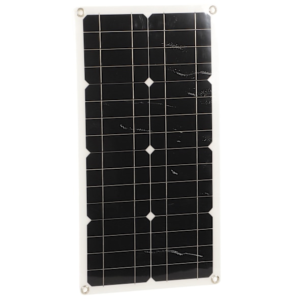 25W Solpanel IP65 Vattentät 12V 24V Adaptiv Hög Effekt Överladdningsskydd för Husbil Bil Båt Trailer 10A Styrenhet