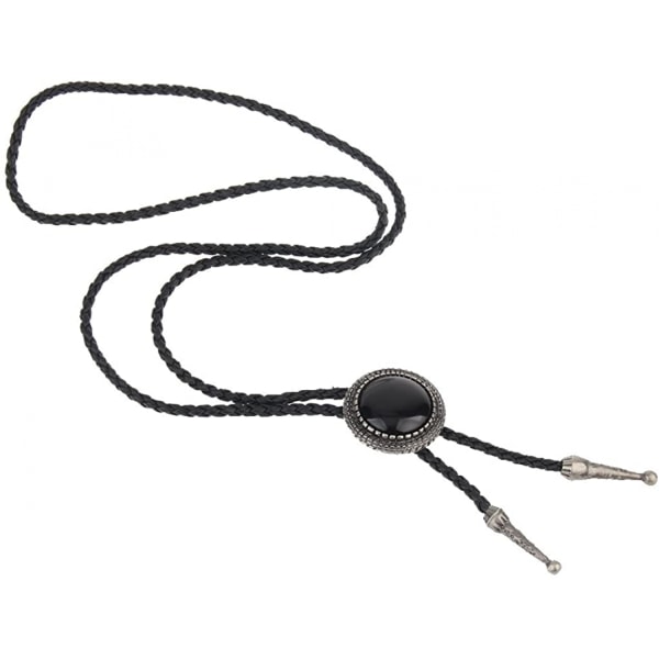 Native American Bolo Tie Rodeo Cowboy Läder Halsband Western Halsband Kostym Tillbehör för Män, Kvinnor