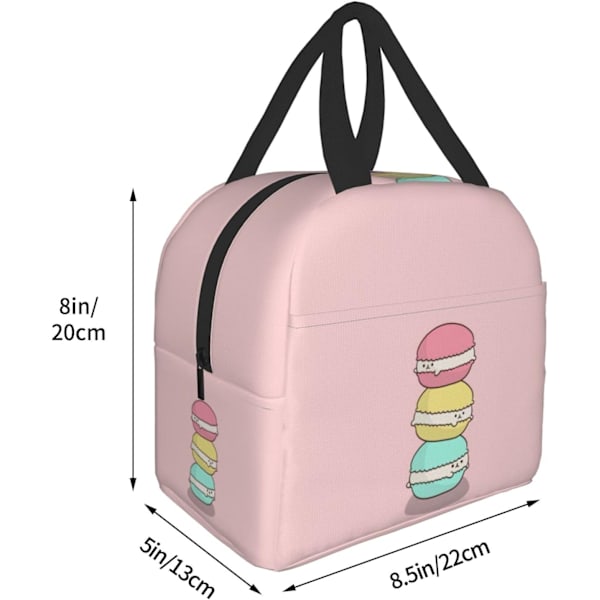 Kawaii Sjov Cookies Isoleret Frokostpose til Kvinder, Køletaske Genanvendelig Frokostboksbeholder Til Arbejde Kontor Rejse Picnic Kawaii Funny Cookies One Size