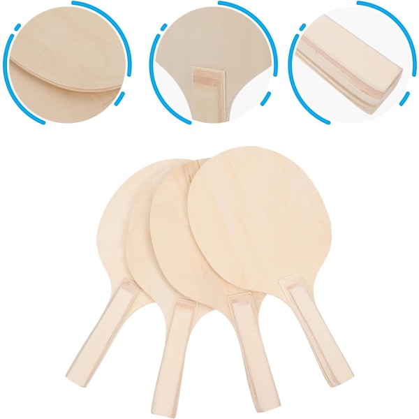 Barnleksaker Strandleksaker Strand Strand 2 set med strandträpaddelracketar, praktiska whiteboardbadmintonracketar Strandracketar (ljusbrun) Utomhus Utomhus Utomhusleksaker Strandleksaker