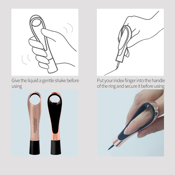 Vedenpitävä nestemäinen eyeliner, tarkka mikroeyeliner-kynä, nopeasti kuivuva, pitkäkestoinen meikki eyelinerit