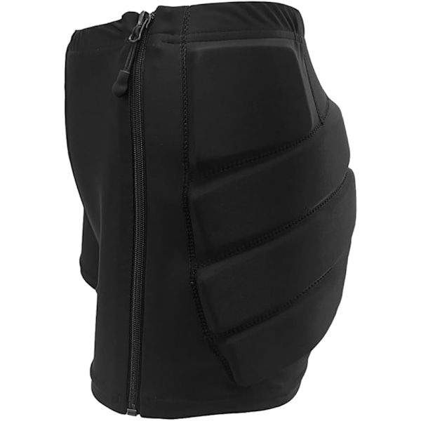Skyddande Vadderade Shorts för Skridskoåkning, Snöbräda Impact Shorts för Skidåkning, Höft Stjärt Skyddande Pads för Barn M