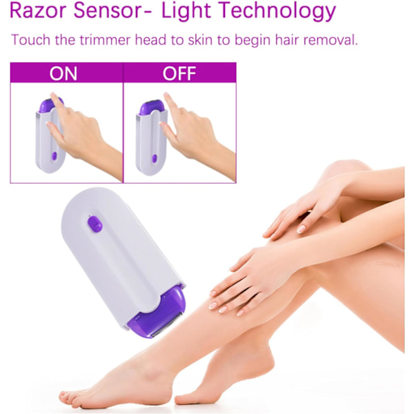 Epilator til kvinder, hårfjerningsapparat, elektrisk epilator, elektrisk hårfjerningsmaskine ABS-materiale flydende net trimmer skader ikke huden