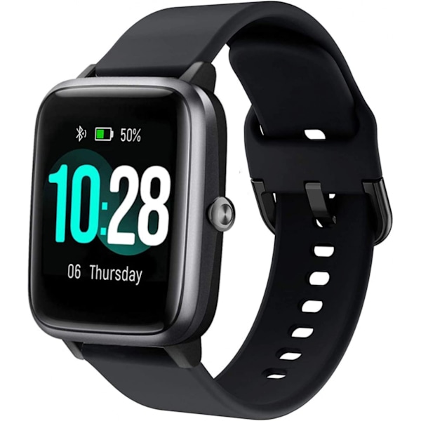 För rem kompatibel 19mm ID205L Veryfitpro Smart Watch, Quick Release Mjuk Silikon Ingen blekning Mönster Tryckt Blommig Ersättningsrem för ID205L, ID2