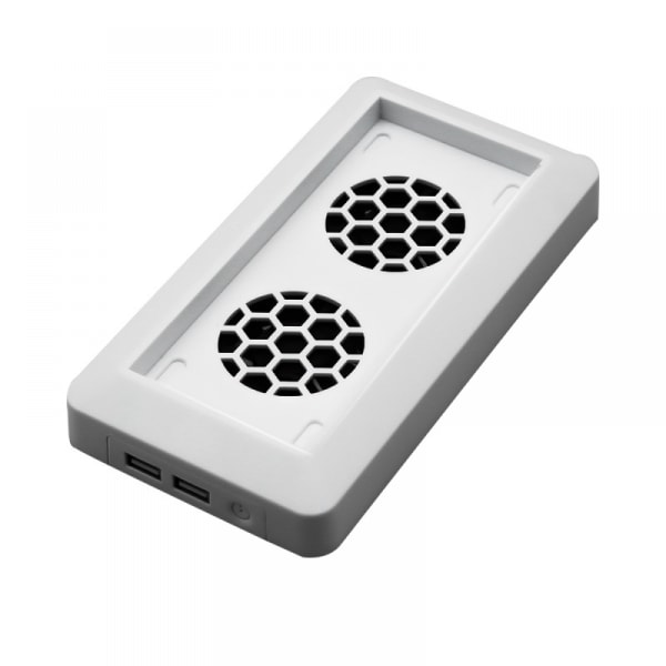 1 Set Värdfläkt Kylfläns Hög hastighet Dubbelfläkt En Knapp Omkopplare Konsol Kylfläns för Xbox Series S